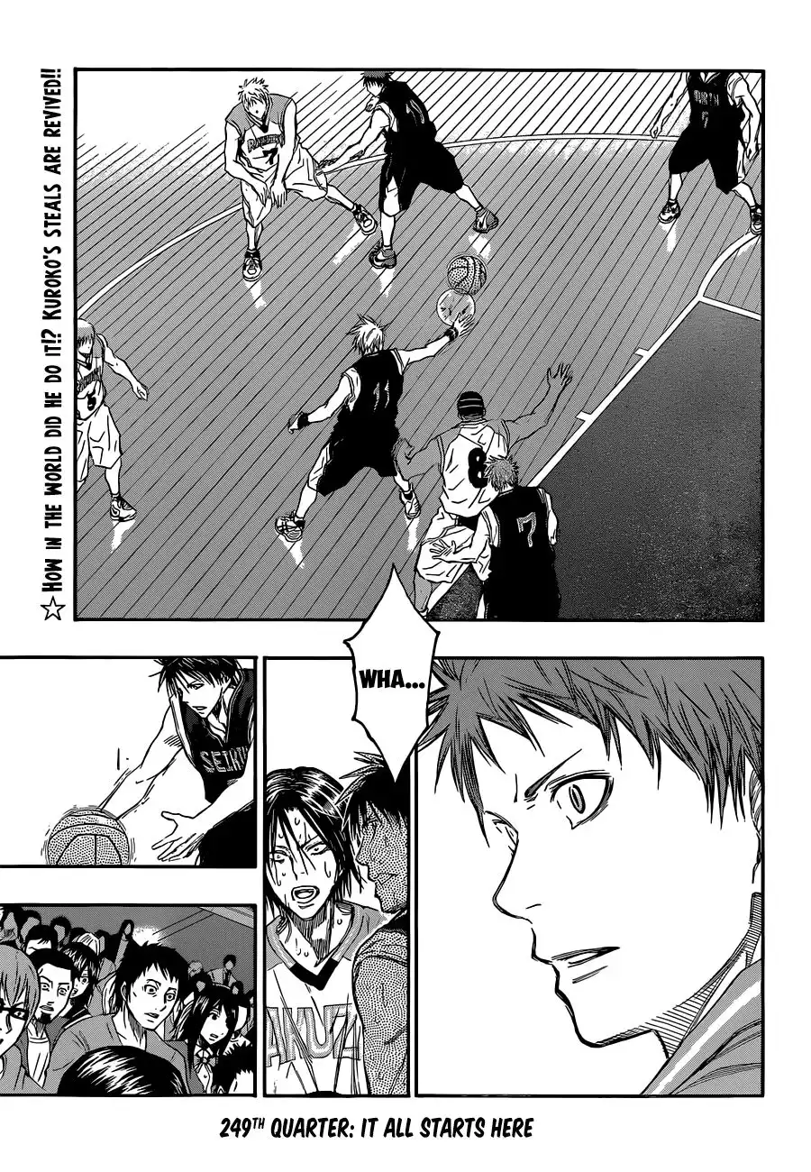 Kuroko no Basket Chapter 249 4